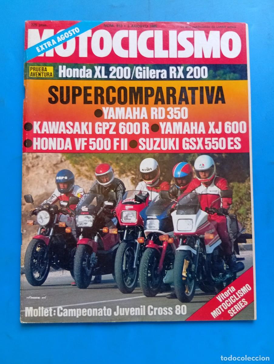 Coches y Motocicletas: MOTOCICLISMO. N&ordm; 913. A&Ntilde;O 1985. EXTRA AGOSTO. PRUEBA BMW 500 SIDERCAR. HONDA 250 TURBO. GP... LEER.
