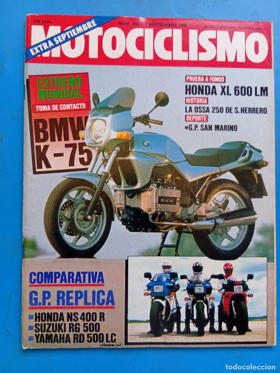 Coches y Motocicletas: MOTOCICLISMO. N&ordm; 918. A&Ntilde;O 1985. PRUEBA : HONDA XL 600 LM. LA OSSA 250 DE S. HERRERO. G.P. ... LEER.