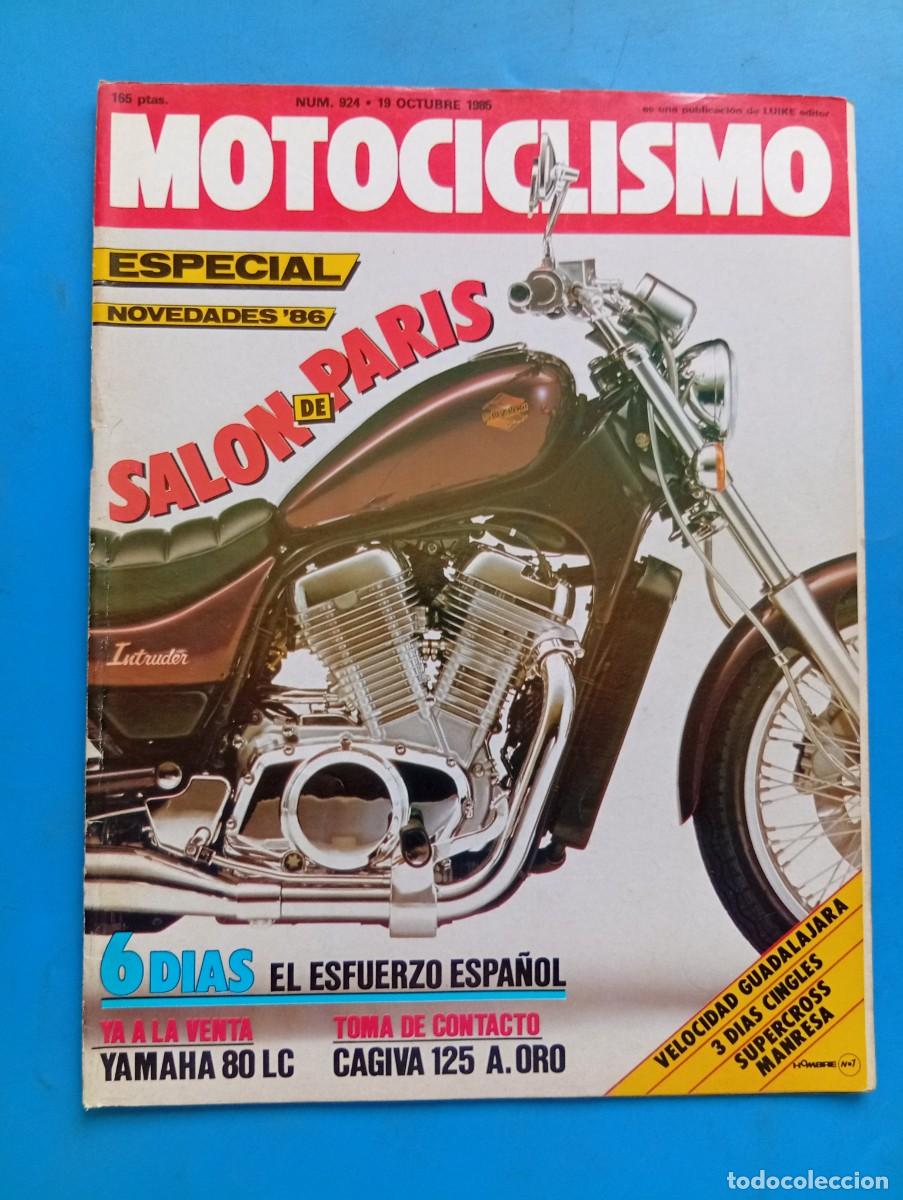 Coches y Motocicletas: MOTOCICLISMO. N&ordm; 924. A&Ntilde;O 1985. YAMAHA RD 80 LC. CAGIVA 125. SALON DE PARIS.... LEER.
