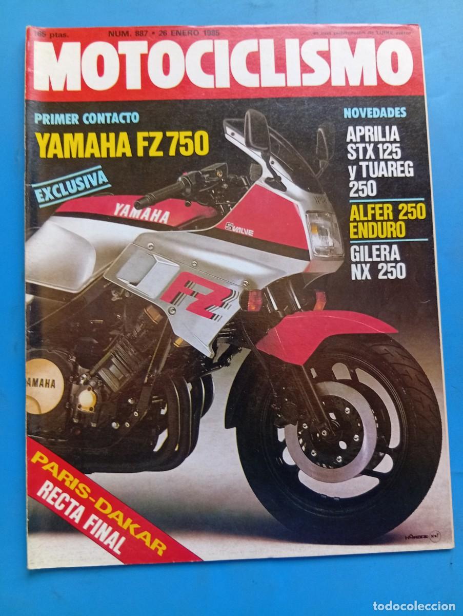 Coches y Motocicletas: MOTOCICLISMO. N&ordm; 887. A&Ntilde;O 1985. YAMAHA FZ 750. APRILIA STX 125. GILERA NX 250. ENTREVISTA .... LEER