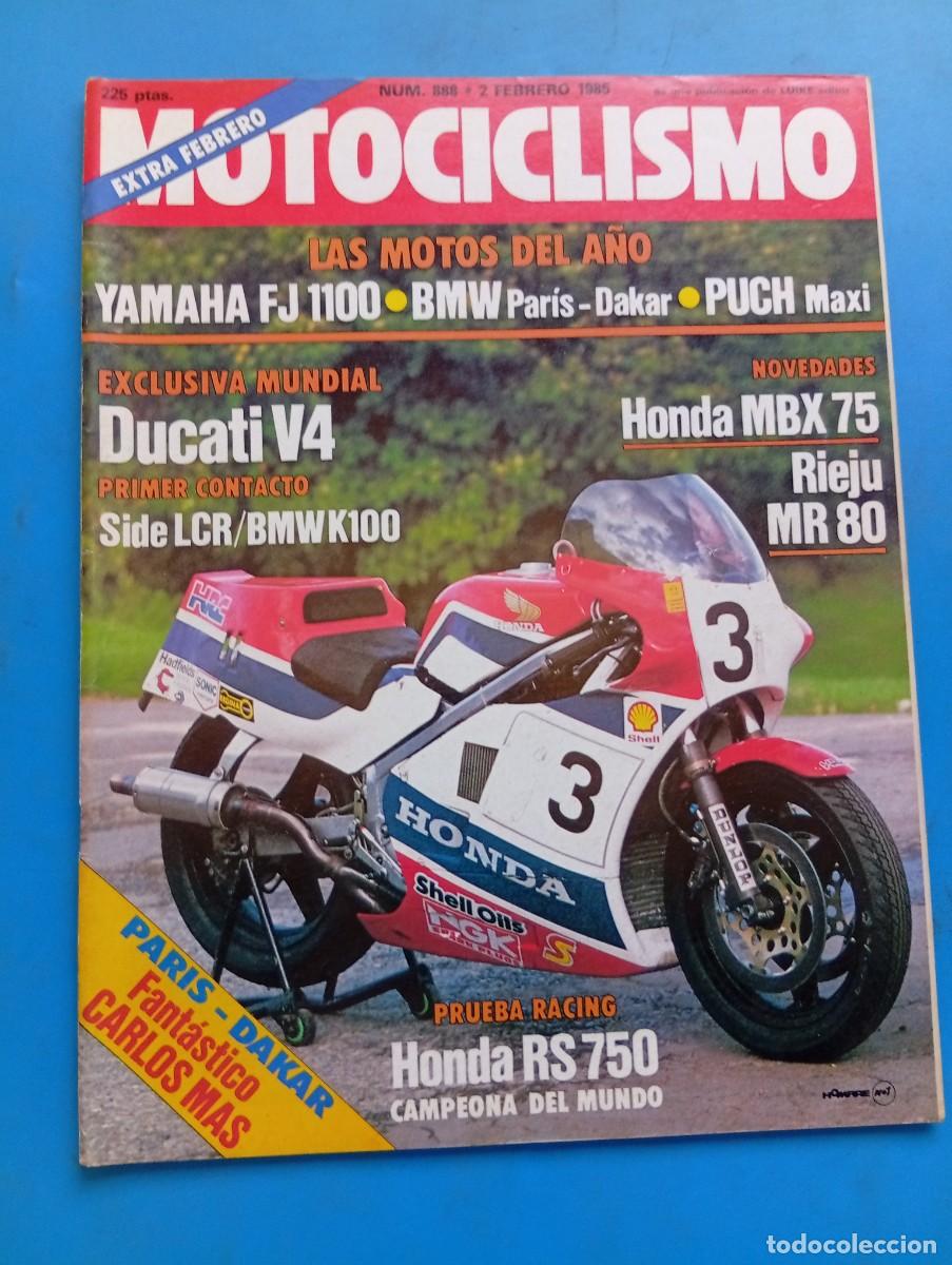 Coches y Motocicletas: MOTOCICLISMO. N&ordm; 888. A&Ntilde;O 1985. EXTRA. ARIEL 1000 SQUARE FOUR. HONDA MBX 75... LEER.