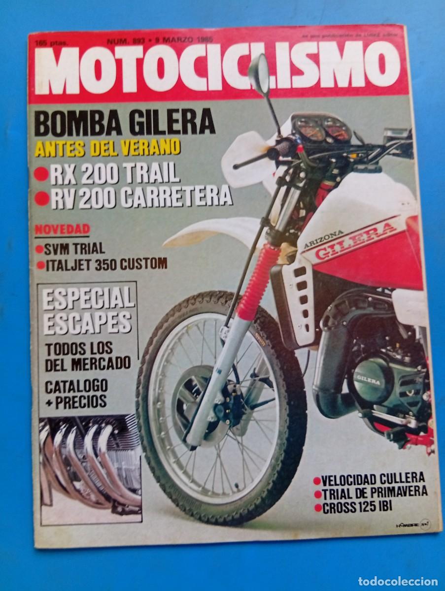 Coches y Motocicletas: MOTOCICLISMO. N&ordm; 893. A&Ntilde;O 1985. ITALJET 350 CUSTOM. NOVEDADES GILERA. ENTREVISTA: OSCAR GIRO... LEER