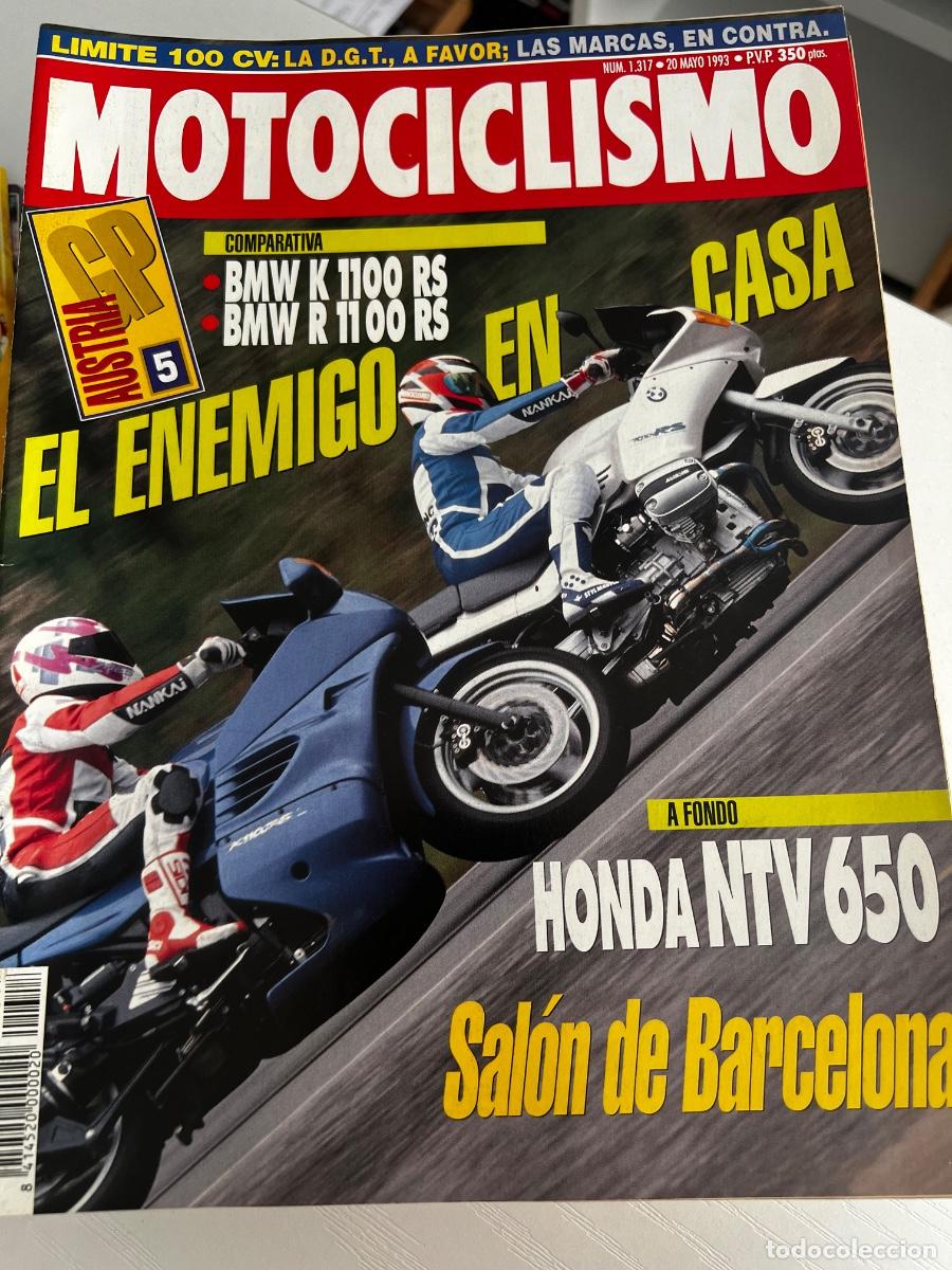 Coches y Motocicletas: MOTOCICLISMO. N&ordm; 1317. MAYO 1993. PRUEBA: HONDA NTV 650. GRAN PREMIO DE AUSTRIA... LEER.
