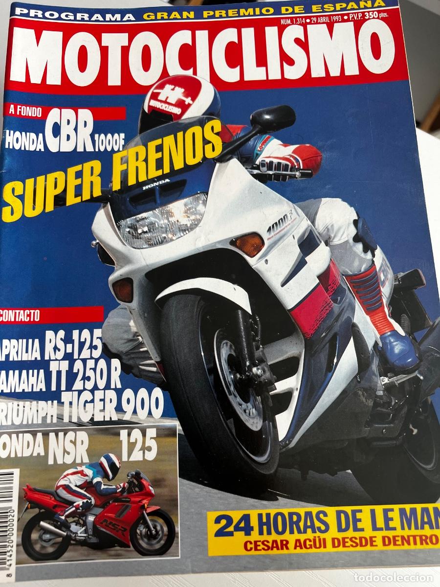 Coches y Motocicletas: MOTOCICLISMO. N&ordm; 1314. ABRIL 1993. PRUEBA: HONDA CBR 1000 F. GRAN PREMIO DE ESPA&Ntilde;A. LEER
