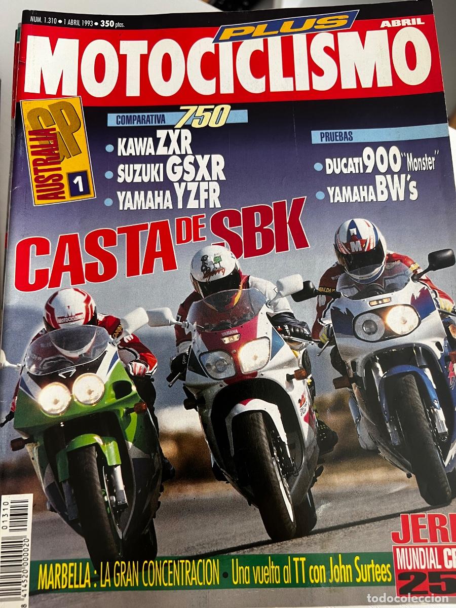 Automobili e Motociclette: MOTOCICLISMO. N&ordm; 1310. A&Ntilde;O 1993. PRUEBA: DUCATI MONSTER. G.P. DE AUSTRALIA. NACIONAL DE TRIAL.. LEER