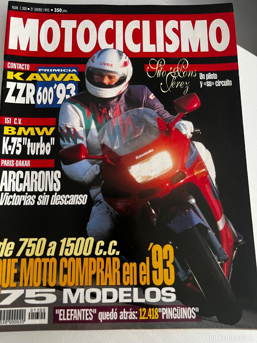 Automobili e Motociclette: MOTOCICLISMO. N&ordm; 1300. ENERO 1993. PRUEBA: KAWASAKI ZZR 600. BMW K 75 TURBO. PAR&Iacute;S-DAKAR. LEER