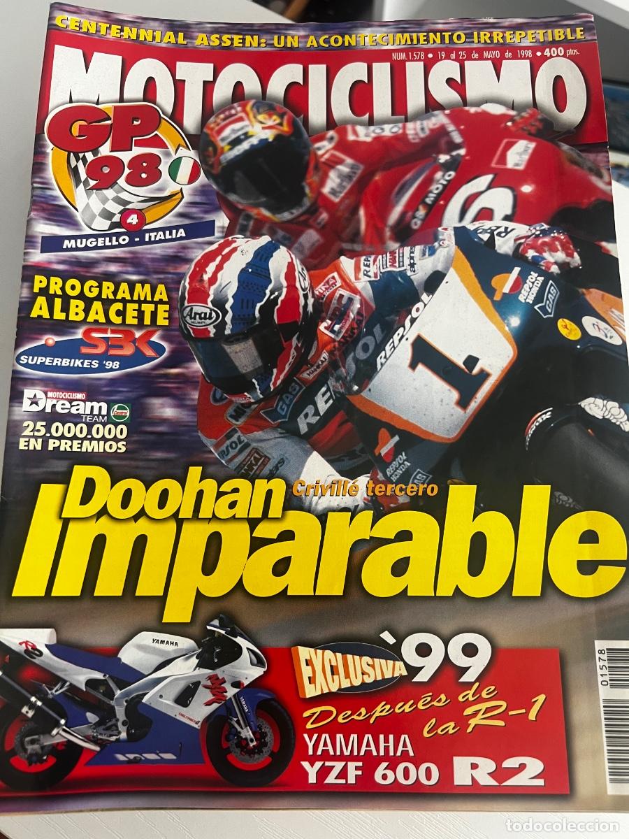 Coches y Motocicletas: MOTOCICLISMO. N&deg; 1578. MAYO 1998. PROGRAMA ALBACETE. YAMAHA YZF 600 R2. ENDURO DE TORTOSA. LEER