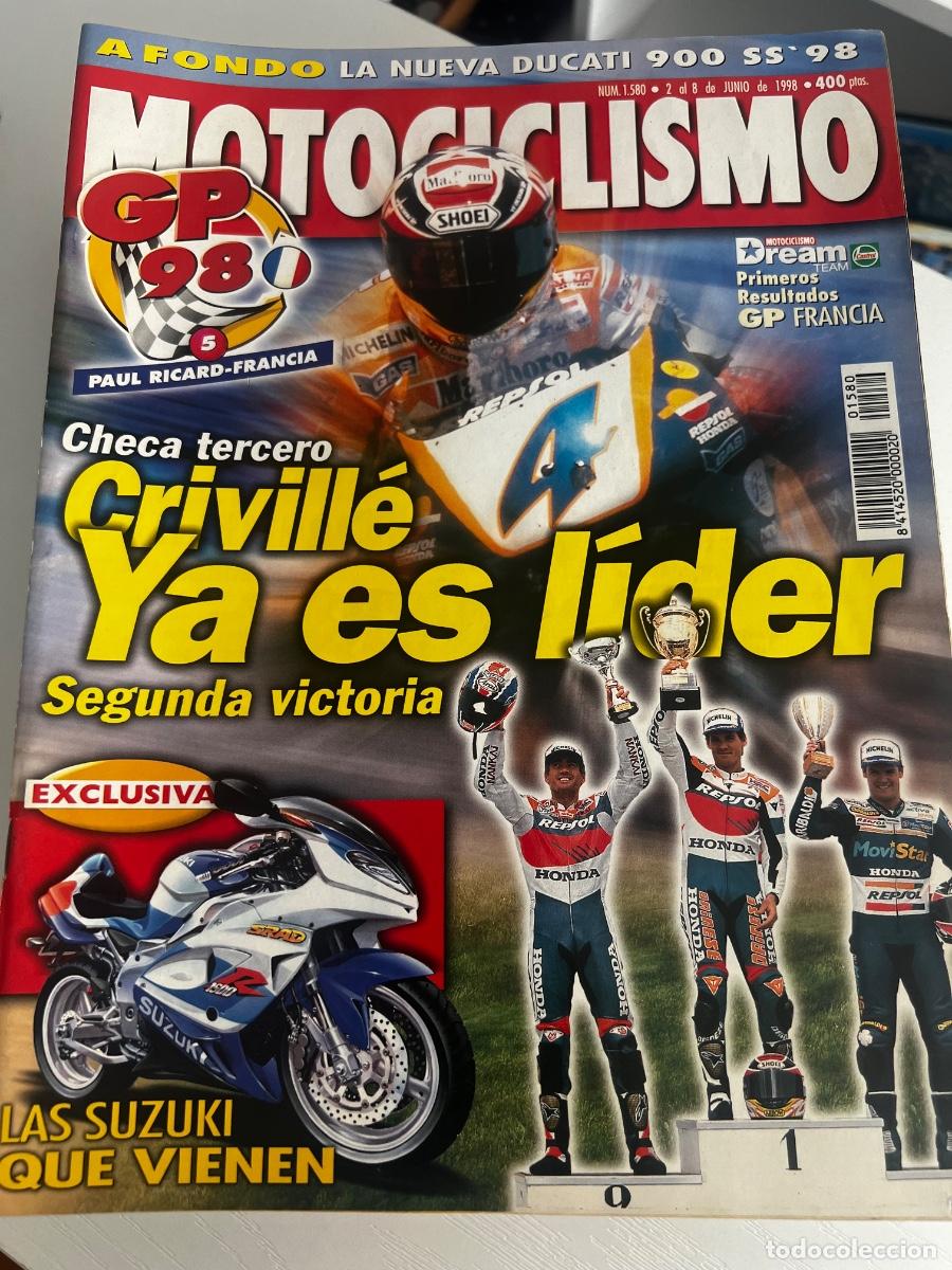 Coches y Motocicletas: MOTOCICLISMO. N&deg; 1580. JUNIO 1998. CHECA TERCERO, CRIVILLE YA ES L&Iacute;DER, SEGUNDA VICTORIA. LEER