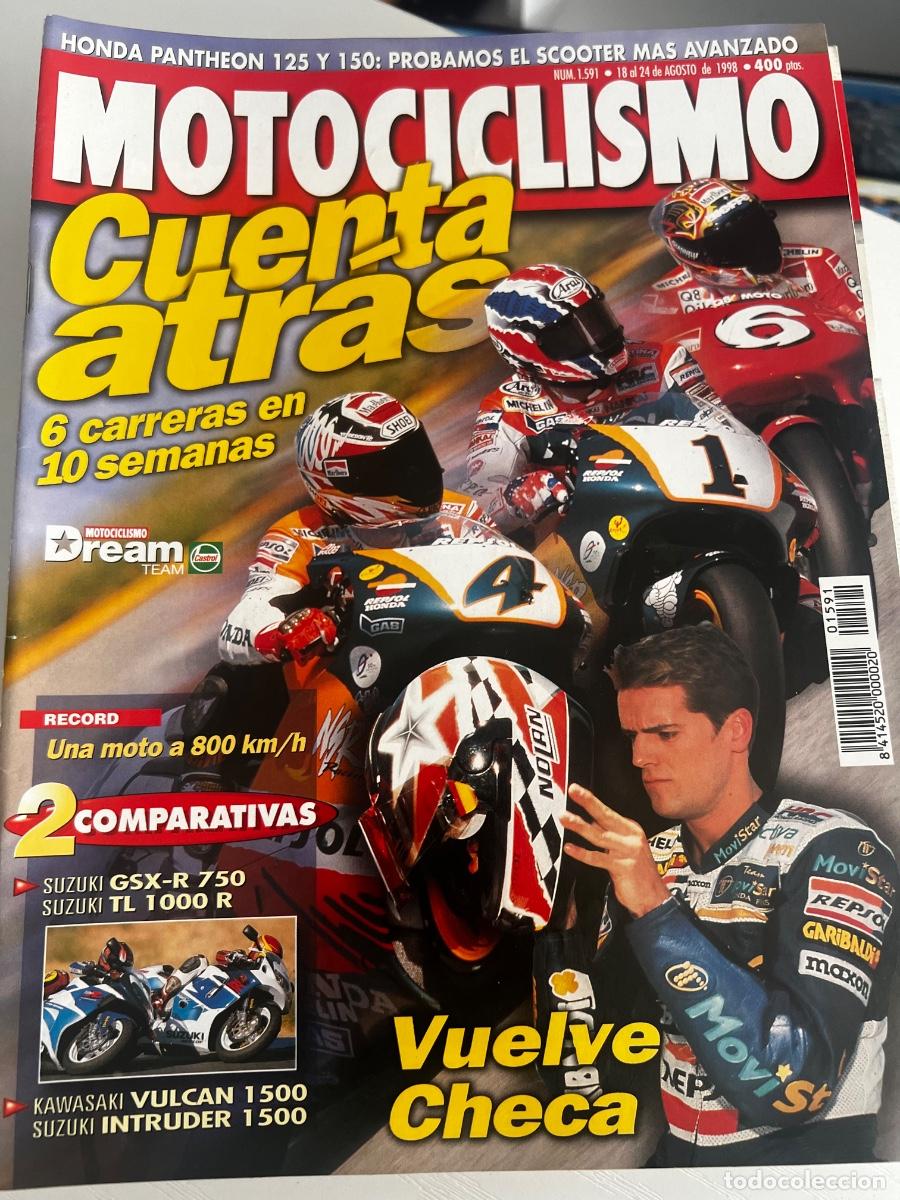 Coches y Motocicletas: MOTOCICLISMO. N&ordm; 1591. AGOSTO 1998. SUZUKI FSX-R 750. SUZUKI TL 1000R. KAWASAKI VULCAN 1500. LEER