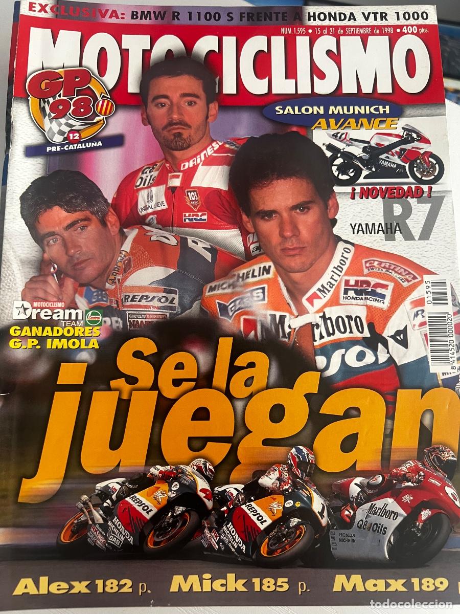 Coches y Motocicletas: MOTOCICLISMO. N&deg; 1595. SEPTIEMBRE 1998. SAL&Oacute;N M&Uacute;NICH AVANCE. BMW R 1100 S. HONDA VTR 1000 LEER