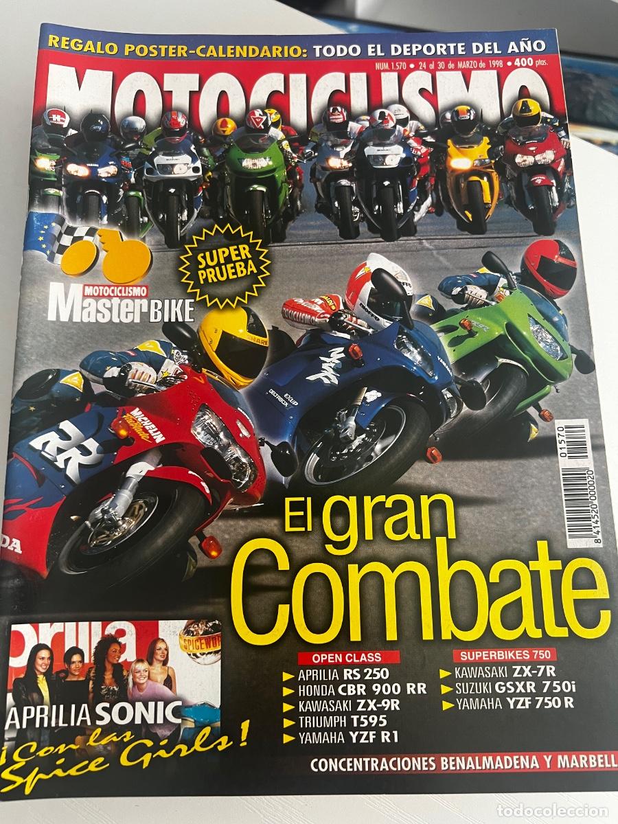Coches y Motocicletas: MOTOCICLISMO. N&ordm; 1570. MARZO 1998. EL GRAN COMBATE. APRILIA RS 250. HONDA CBR 900 RR... LEER.
