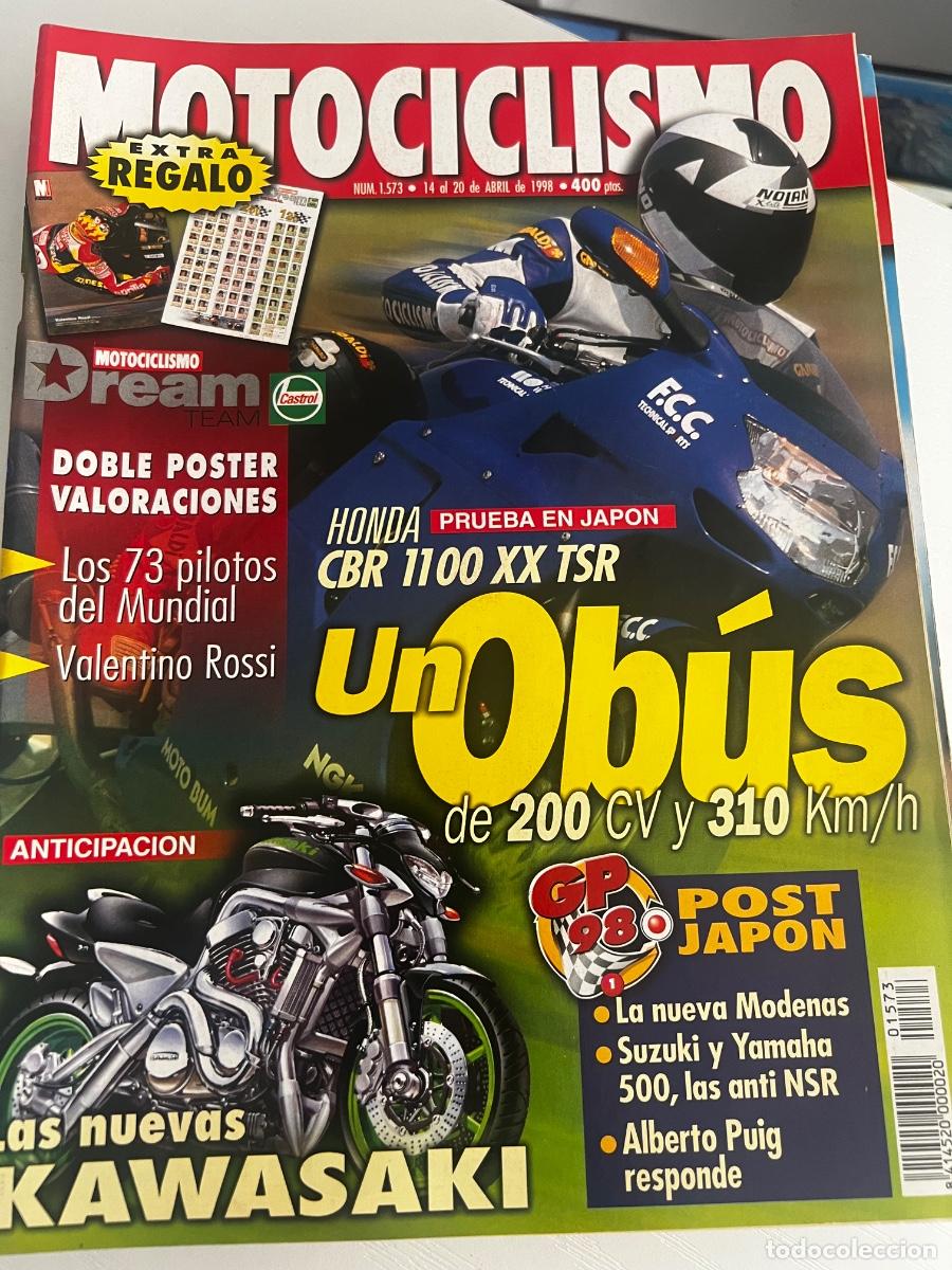 Coches y Motocicletas: MOTOCICLISMO. N&deg; 1573. ABRIL 1998. LAS NUEVAS KAWASAKI. LOS 73 PILOTOS DEL MUNDIAL.