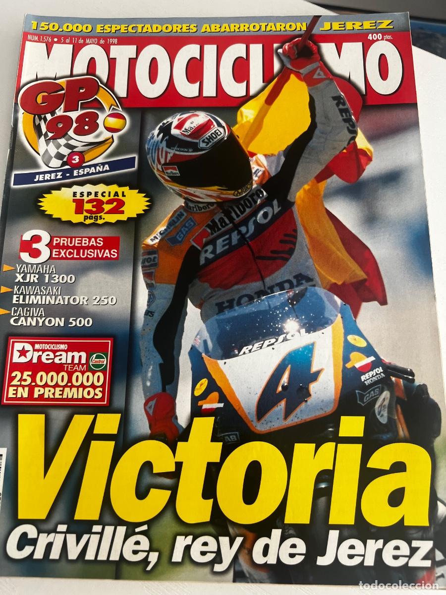 Coches y Motocicletas: MOTOCICLISMO. N&deg; 1576. MAYO 1998. VICTORIA CRIVILLE REY DE JEREZ. YAMAHA XJR 1300