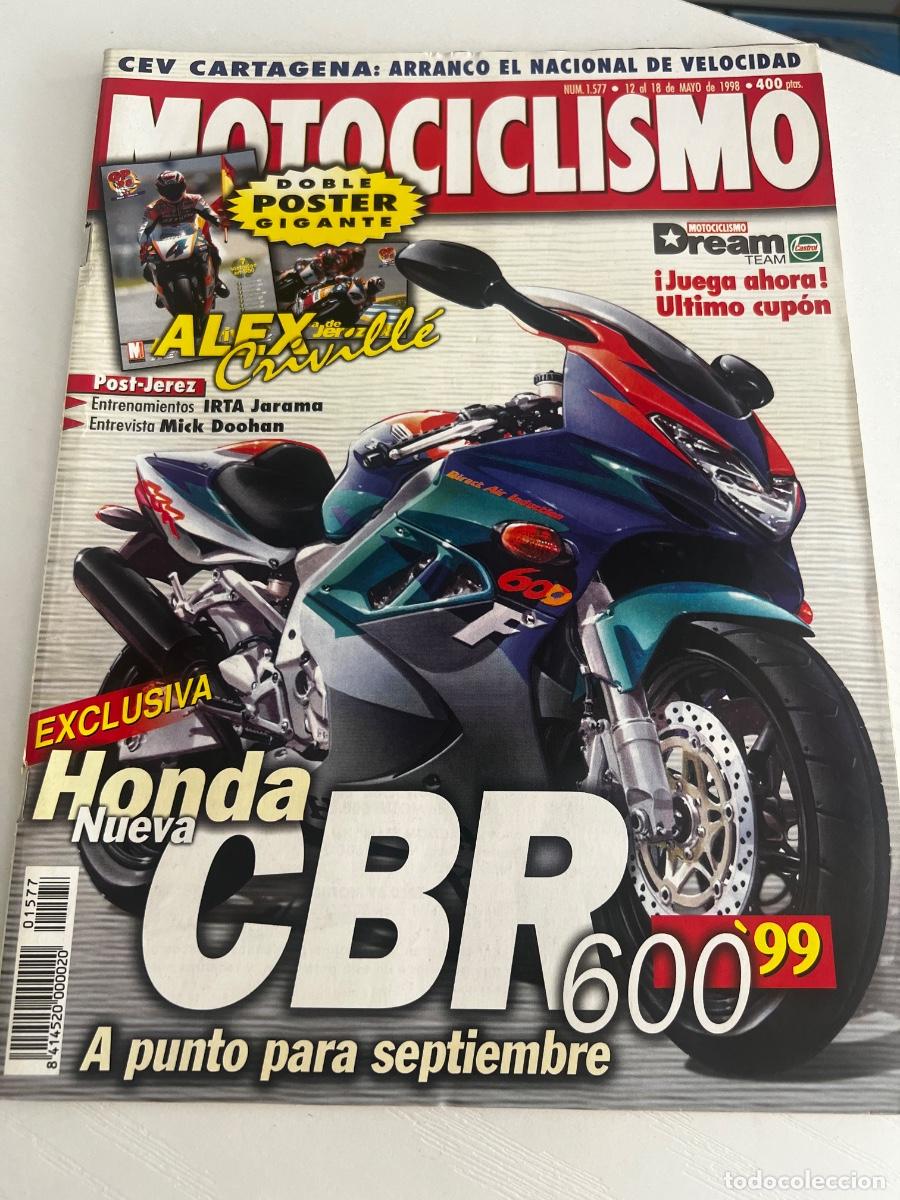 Coches y Motocicletas: MOTOCICLISMO. N&deg; 1577. MAYO 1998. NUEVA HONDA CBR 600 &lsquo;99, A PUNTO PADA SEPTIEMBRE. LEER.