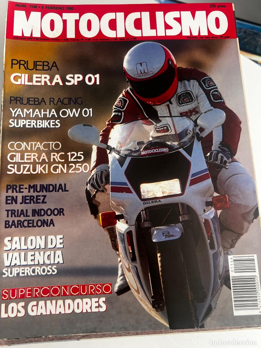 Coches y Motocicletas: MOTOCICLISMO. N&ordm; 1146. A&Ntilde;O 1990. PRUEBA : GILERA SP 01. YAMAHA OW 01 SUPERBIKES. PRE-MUNDIAL.. LEER.