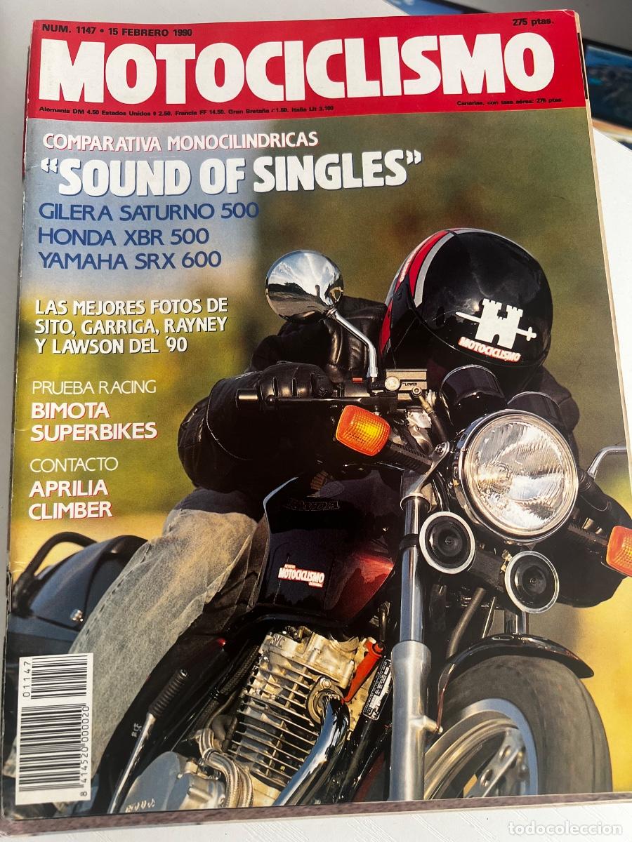 Coches y Motocicletas: MOTOCICLISMO. N&ordm; 1147. A&Ntilde;O 1990. PRUEBA RACING : BIMOTA SUPERBIKES. APRILIA CLIMBER. YAMAHA... LEER.