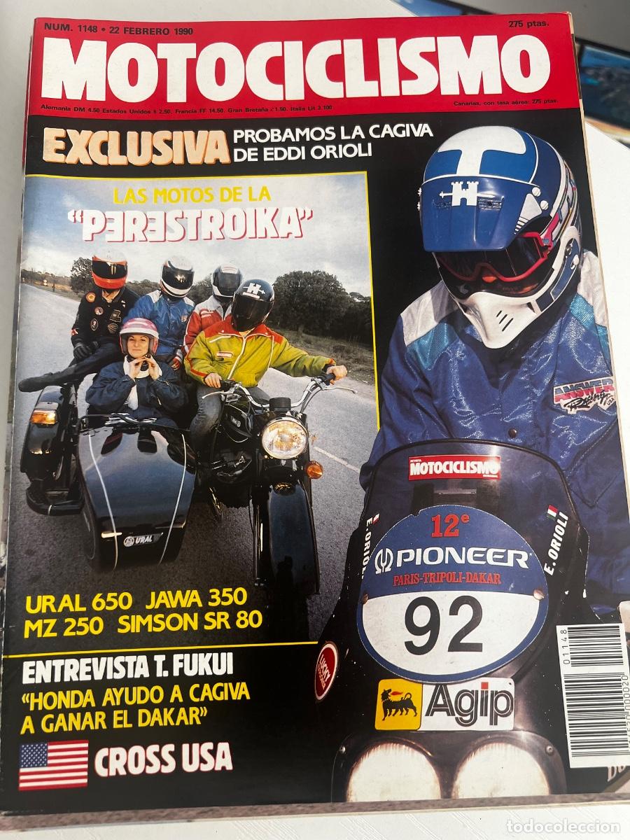 Coches y Motocicletas: MOTOCICLISMO. N&ordm; 1148. A&Ntilde;O 1990. CAGIVA PARA-DAKAR. GILERA SP01. CARD&Uacute;S Y LA NSR 250. JULI&Aacute;N... LEER