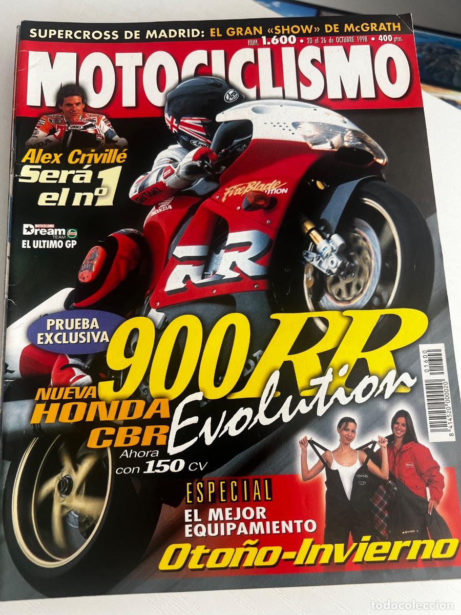 Coches y Motocicletas: MOTOCICLISMO. N&ordm; 1600. OCTUBRE 1998. PRUEBA: BMW R 1100 S. ENTREVISTA: &Aacute;LEX CRIVILL&Eacute;. LEER