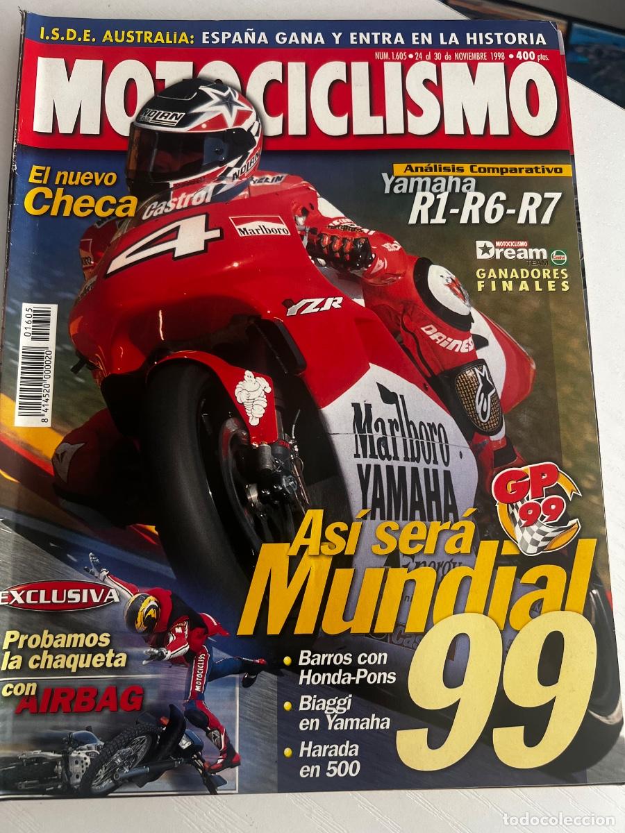 Coches y Motocicletas: MOTOCICLISMO. N&ordm; 1605. NOVIEMBRE 1998. PRUEBA: DUCATI 996 BIPOSTO. CEV EN EL CIRCUITO DE JEREZ.LEER