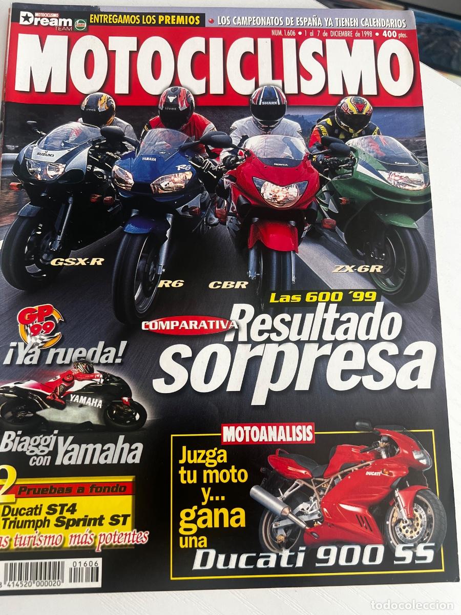 Coches y Motocicletas: MOTOCICLISMO. N&ordm; 1606. DICIEMBRE 1998. PRUEBA: DUCATI ST4. TRIUMPH SPRINT ST. DUCATI 900 SS.LEER