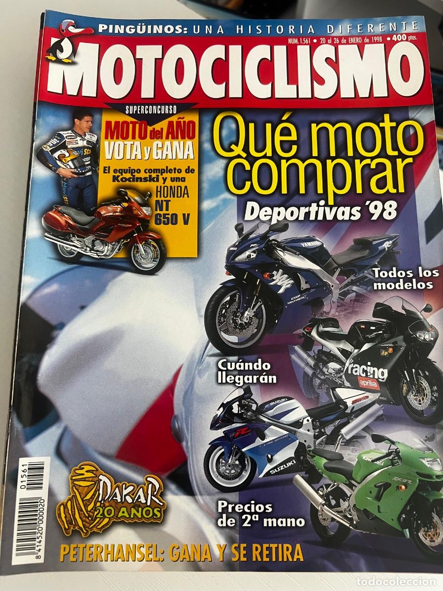 Coches y Motocicletas: MOTOCICLISMO. N&ordm; 1561. ENERO 1998. PETERHANSEL: GANA Y SE RETIRA. DEPORTIVAS TODOS LOS MODELOS
