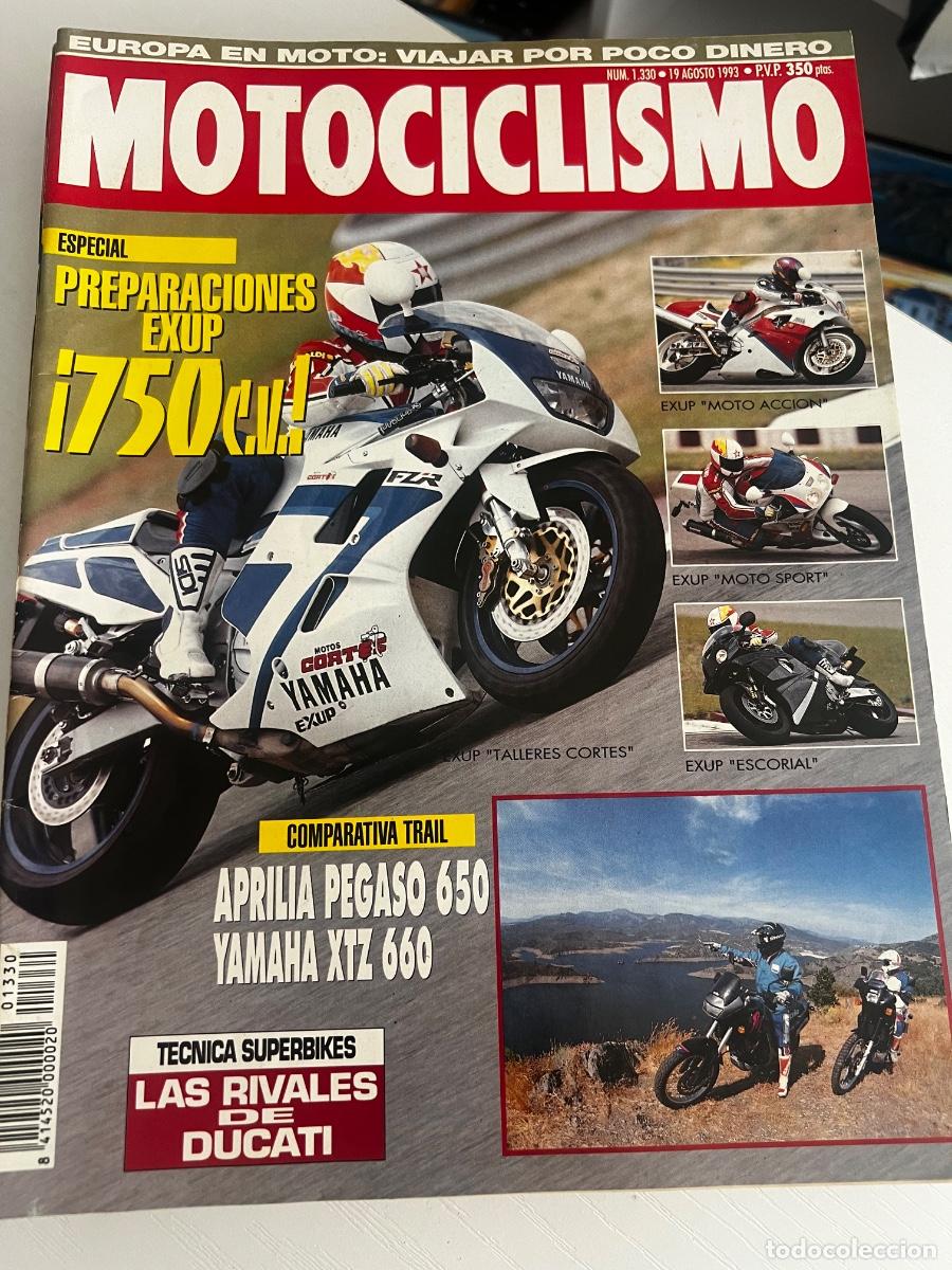 Coches y Motocicletas: MOTOCICLISMO. N&ordm; 1330. AGOSTO 1993. APRILIA PEGASO 650. YAMAHA XTZ 660.