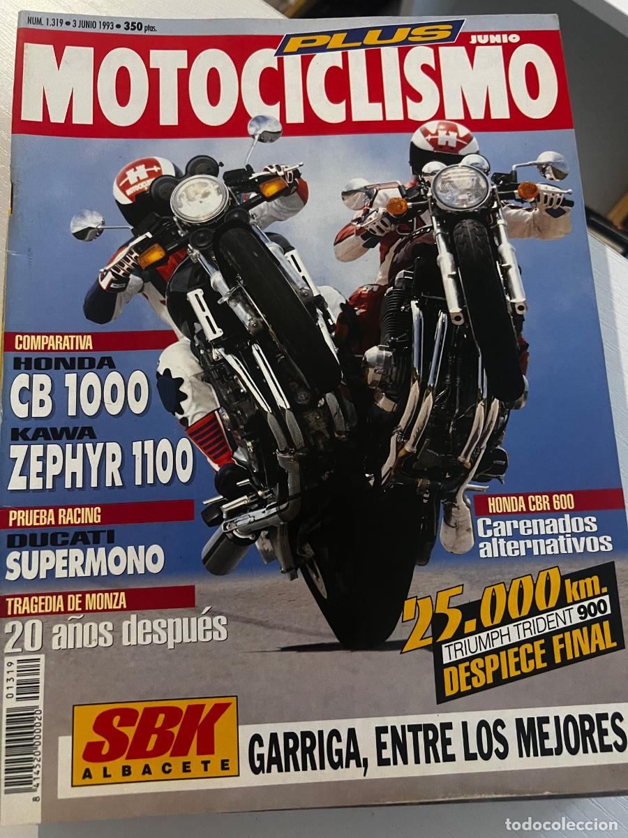 Coches y Motocicletas: MOTOCICLISMO. N&ordm; 1319. JUNIO 1993. PRUEBA: TRIUMPH TRIDENT 900. TRIAL REP&Uacute;BLICA CHECA. LEER