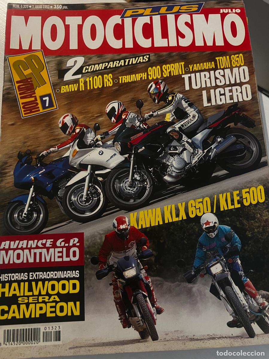 Coches y Motocicletas: MOTOCICLISMO PLUS. N&ordm; 1323. A&Ntilde;O 1993. PRUEBA: BOMBARDIER SEA DOO. KAWASAKI KLE 500. ENTREVIST.. LEER