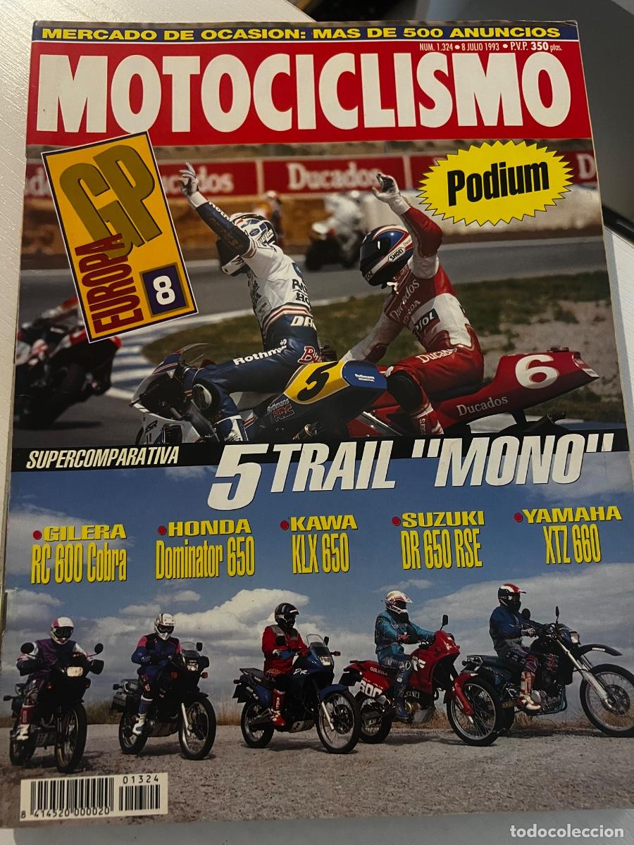 Coches y Motocicletas: MOTOCICLISMO. N&ordm; 1324. JULIO 1993. COMPARATIVA: GILERA RC 600 vs COBRA-HONDA DOMINATOR. LEER