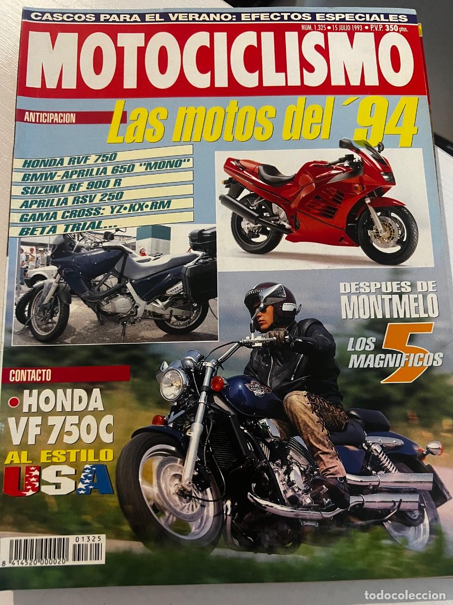 Coches y Motocicletas: MOTOCICLISMO. N&ordm; 1325. JULIO 1993. HONDA RVF 750. BMW-ARPILIA 650 MONO. SUZUKI RF 900 R. LEER