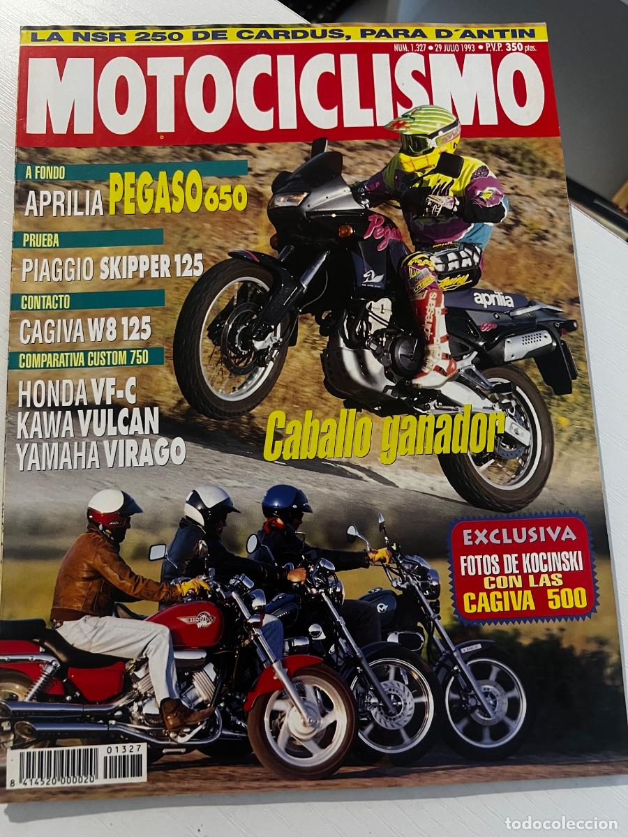 Coches y Motocicletas: MOTOCICLISMO. N&ordm; 1327. JULIO 1993. PRUEBA: APRILIA PEGASO 650. PIAGGIO SKIPPER 125. LEER
