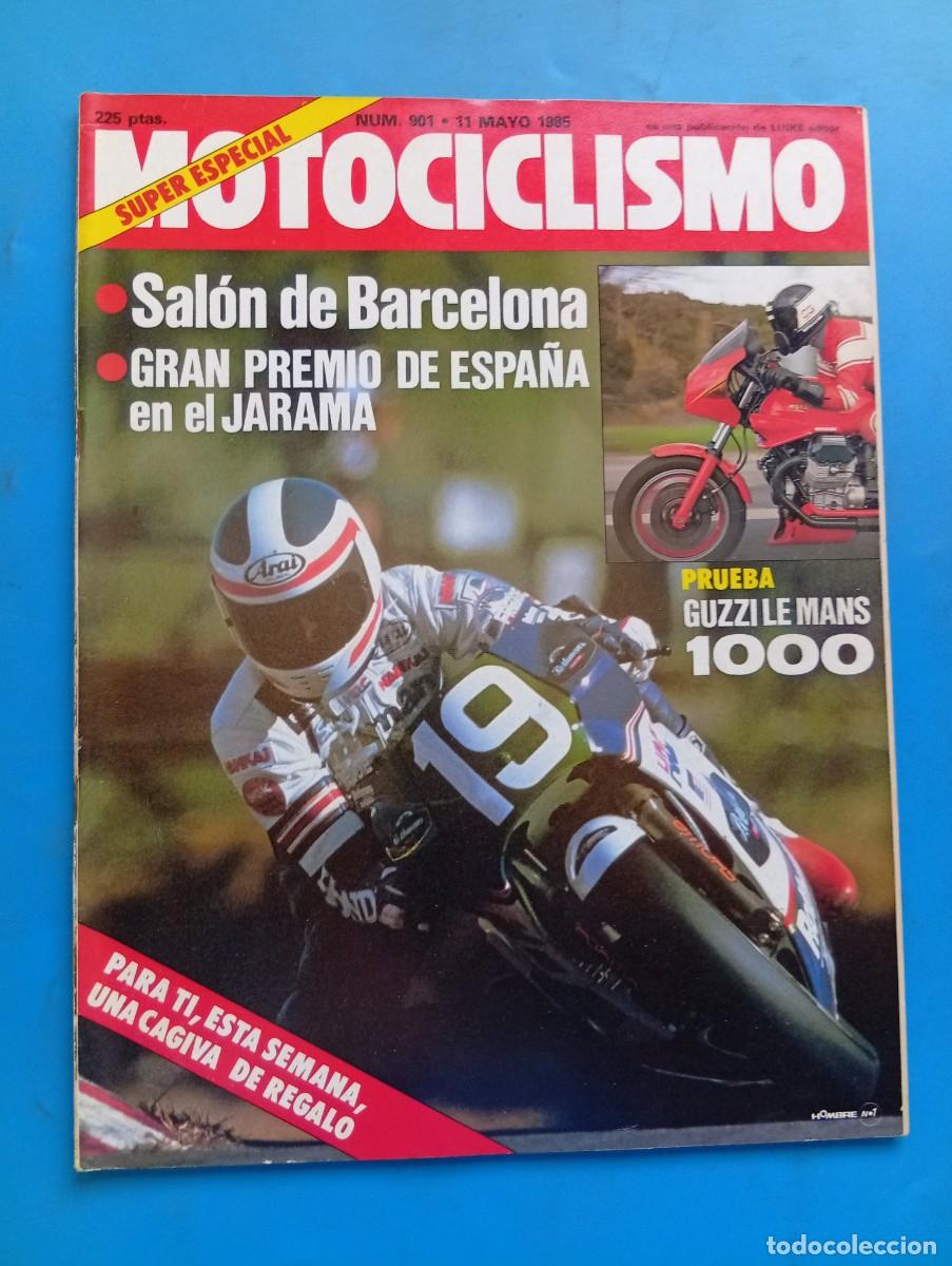 Coches y Motocicletas: MOTOCICLISMO. N&ordm; 901. A&Ntilde;O 1985. PRUEBA: GUZZI LE MANS 1000. VESPA 125 PKS. SAL&Oacute;N DE BARCELONA.. LEER
