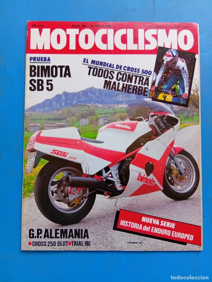 Coches y Motocicletas: MOTOCICLISMO. N&ordm; 903. A&Ntilde;O 1985. PRUEBA: BIMOTA SB 5. G.P. ALEMANIA. MIKE BALDWIN, EL .... LEER.