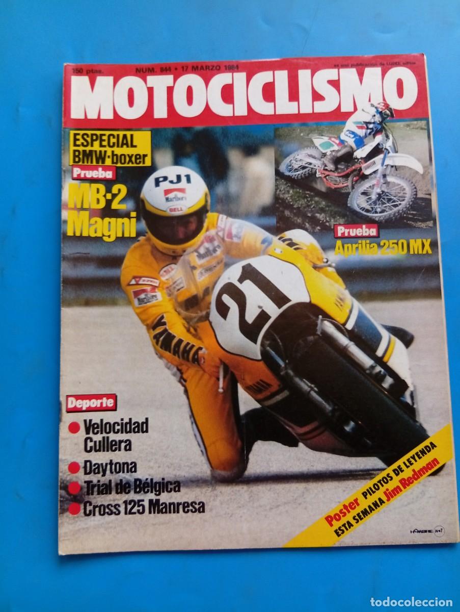 Coches y Motocicletas: MOTOCICLISMO. ESPECIAL. N&ordm; 844. A&Ntilde;O 1984. PRUEBA: BMW MAGNI. BMW 500 RS. ENTREVI.. TRAE P&Oacute;STER. LEER