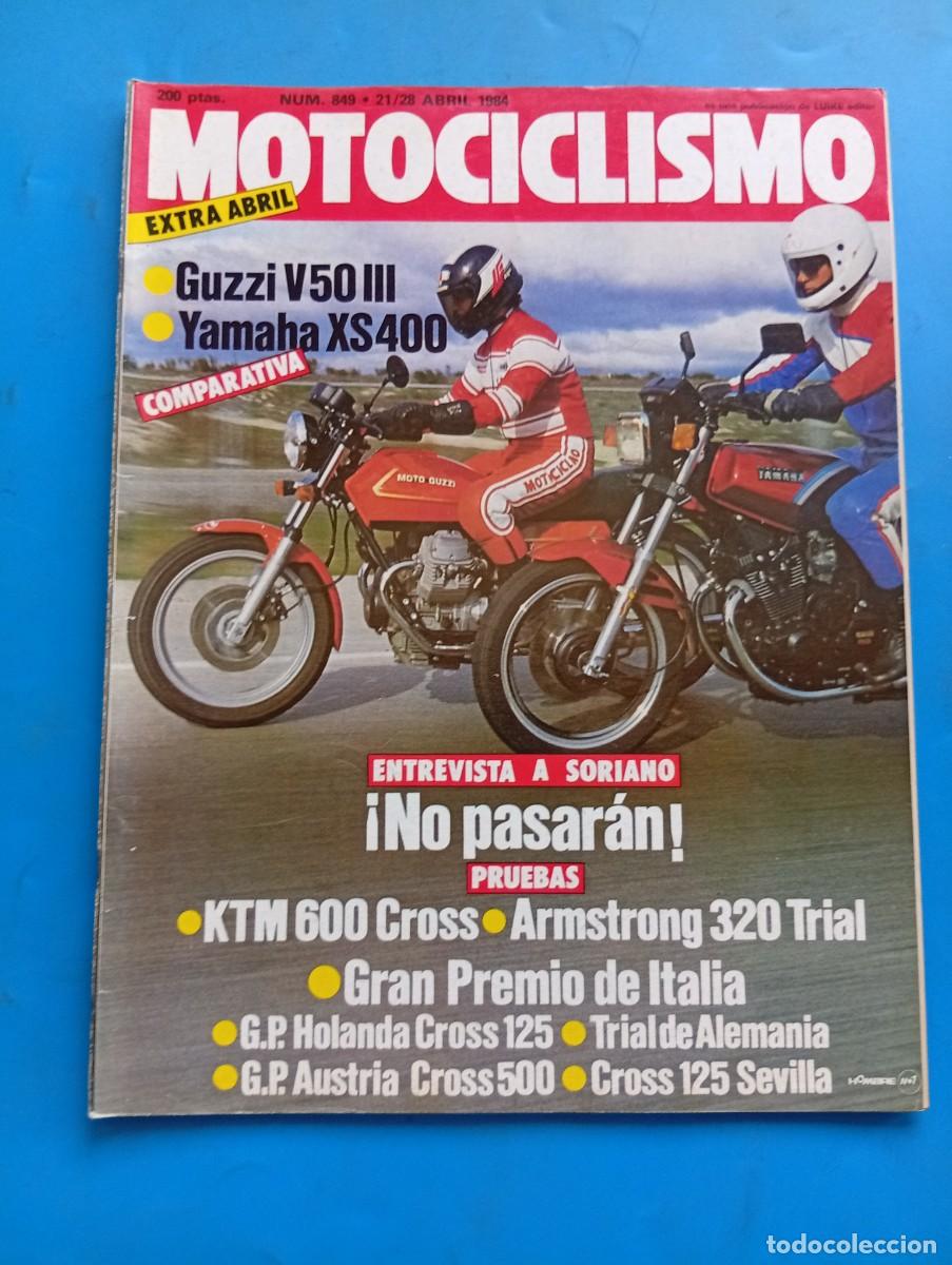 Coches y Motocicletas: MOTOCICLISMO. EXTRA. N&ordm; 849. A&Ntilde;O 1984. YAMAHA RD 500 LC. PRUEBA: BMW K100-COBAS. GRAN PREMIO... LEER