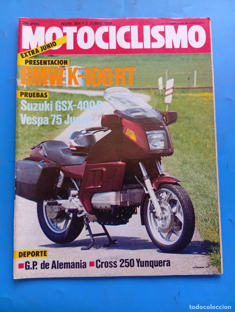 Automobili e Motociclette: MOTOCICLISMO. N&ordm; 854. A&Ntilde;O 1984. PRUEBA: VESPA PKS 75 JUNIOR. SUZUKI GSX 400R. TURISMO: HOLANDA. LEER