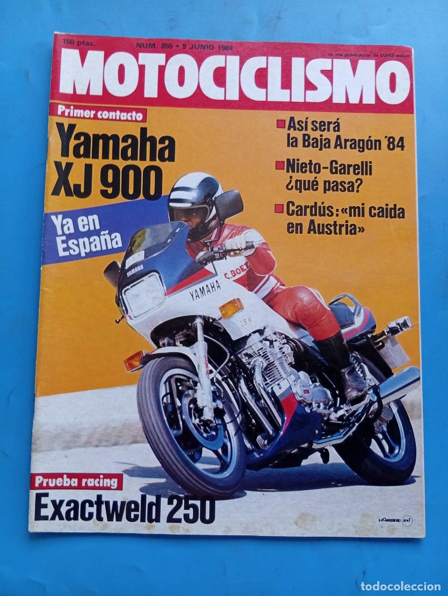 Automobili e Motociclette: MOTOCICLISMO. N&ordm; 855. A&Ntilde;O 1984. YAMAHA XJ900. EXACTWELD 250. MUNDIAL DE VELOCIDAD G.P. DE FRA.. LEER