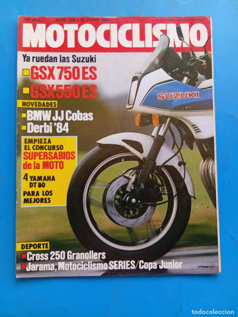 Automobili e Motociclette: MOTOCICLISMO. N&ordm; 858. A&Ntilde;O 1983. SUZUKI GSX 750 ES. NOVEDAD BMW JJ COBAS. ENTREVISTA ARNO .... LEER.