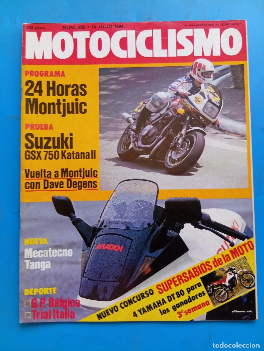 Automobili e Motociclette: MOTOCICLISMO. N&ordm; 860. A&Ntilde;O 1984. PRUEBA: SUZUKI GSX 750 KATANA II. ENTREVISTA: ANDREU CODINA Y.. LEER