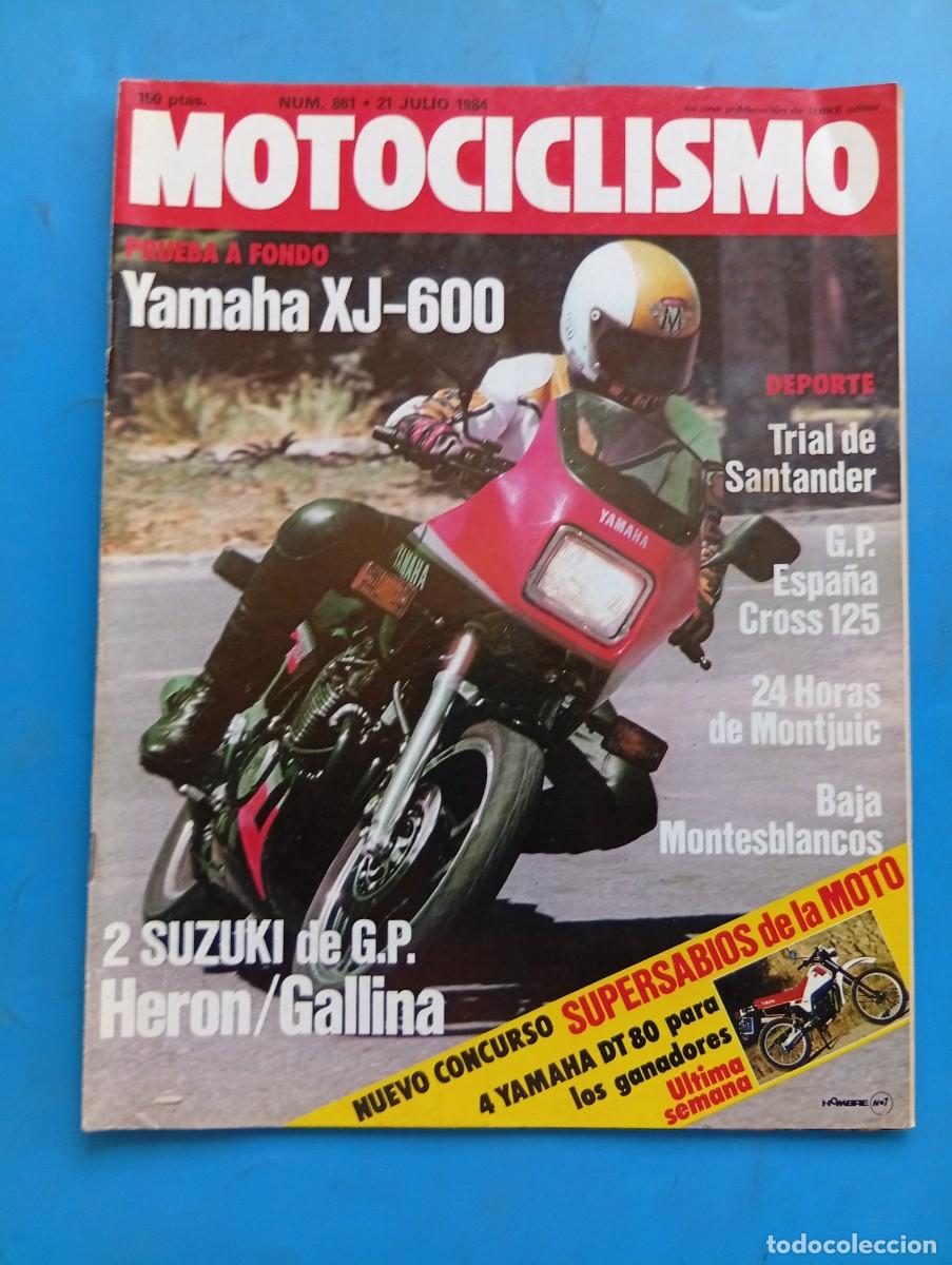 Automobili e Motociclette: MOTOCICLISMO. N&ordm; 861. A&Ntilde;O 1984. PRUEBA: YAMAHA XJ 600. SUZUKI GALLINA TGA 1. 24 HORAS DE MONT.. LEER