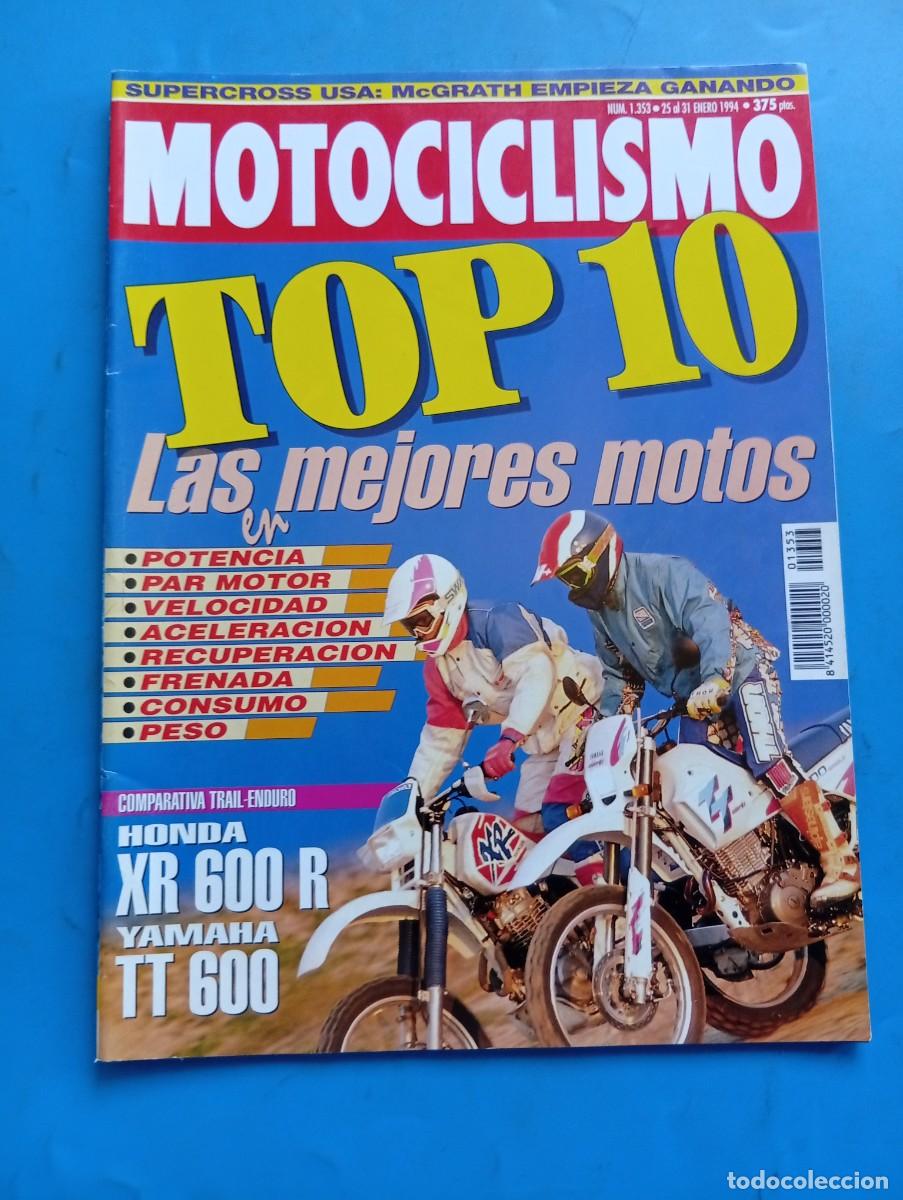 Automobili e Motociclette: MOTOCICLISMO. N&ordm; 1353. A&Ntilde;O 1994. COMPARATIVA: HONDA XR 600 R Y YAMAHA TT 600. PARIS-DAKAR..... LEER