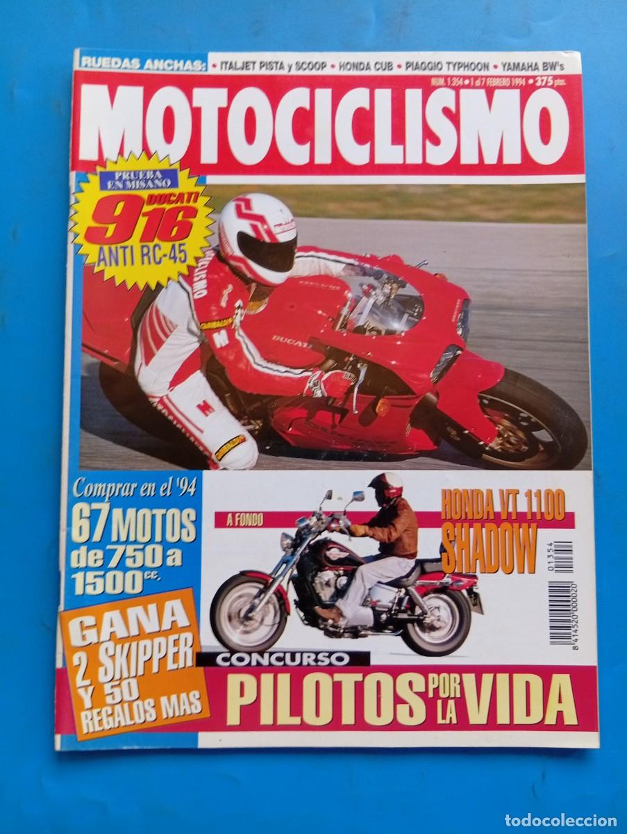 Coches y Motocicletas: MOTOCICLISMO. N&ordm; 1354. A&Ntilde;O 1994. PRUEBA: HONDA VT 1100 SAHDOW. APRILIA CLIMBER 280R..... LEER.