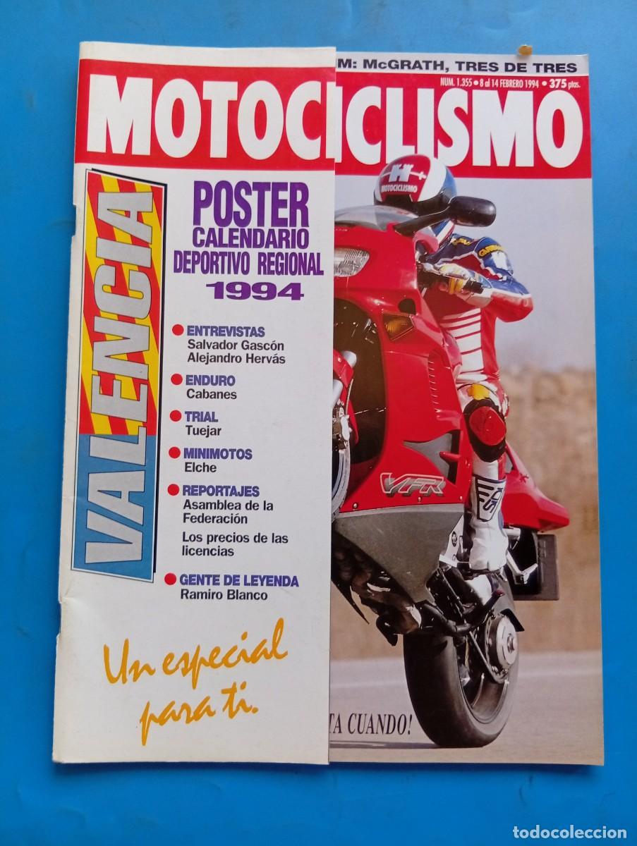 Coches y Motocicletas: MOTOCICLISMO. N&ordm; 1355. FEBRERO 1992. PRUEBA : BIMOTA YB 9 SR FZR 600 DE LUJO. YAMAHA VIRAGO .. LEER.