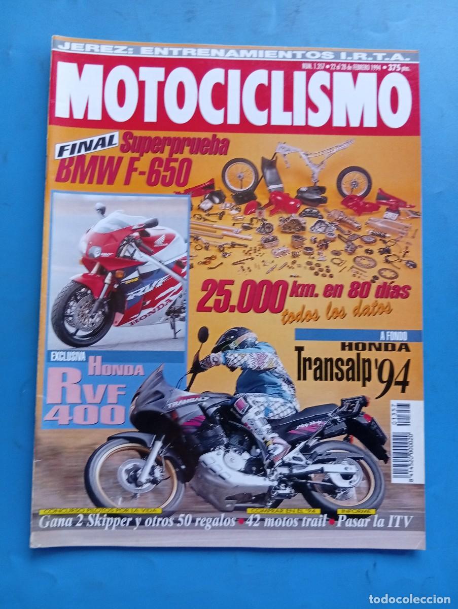 Coches y Motocicletas: MOTOCICLISMO. N&ordm; 1357. FEBRERO. 1994. PRUEBA : HONDA RVF 400. TRIUMPH DAYTONA. CAMPEONATO DE... LEER