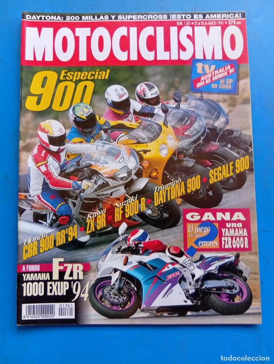 Coches y Motocicletas: MOTOCICLISMO. N&ordm; 1361. A&Ntilde;O 1994. PRU: YAMAHA FZR 1000 EXUP. KTM 550 MX. COMP: HONDA CBR 90.... LEER.