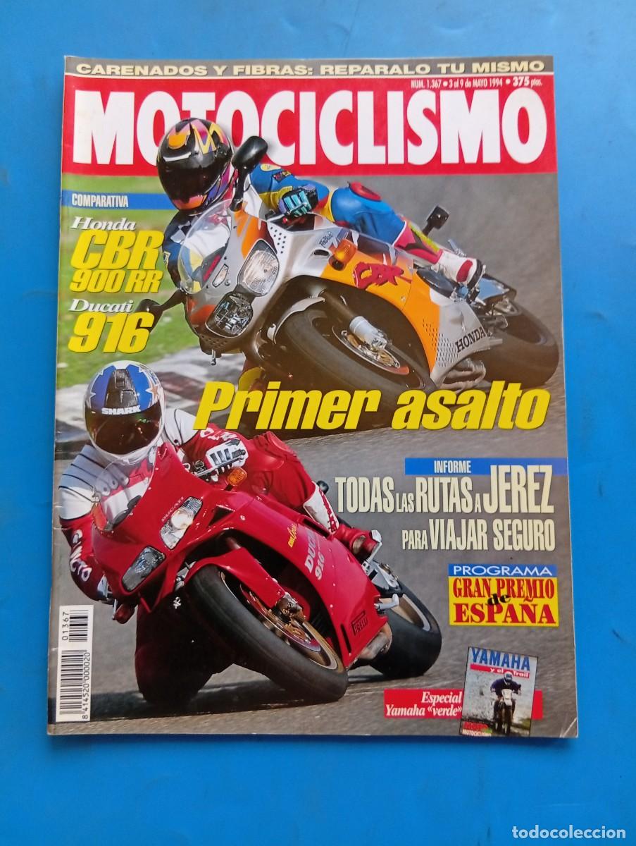 Coches y Motocicletas: MOTOCICLISMO. N&ordm; 1367. A&Ntilde;O 1994. G. P. ESPA&Ntilde;A. HONDA CBR 900 RR. DUCATI 916. TRIAL. CAMPEON... LEER.