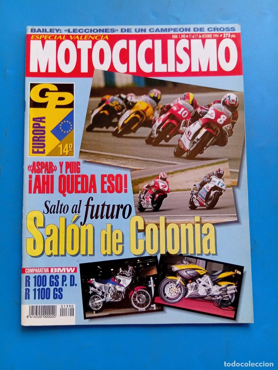 Coches y Motocicletas: MOTOCICLISMO. N&ordm; 1390. OCTUBRE. 1994. SALON DE COLONIA. BMW R 100 GS P. D. R 1100 GS. ASPAR .. LEER.