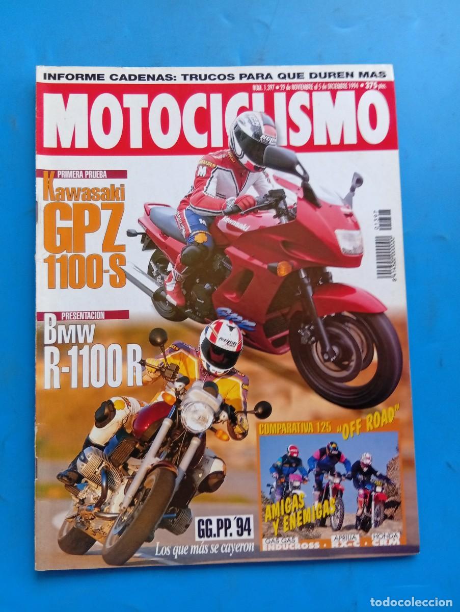 Coches y Motocicletas: MOTOCICLISMO. N&ordm; 1397. AGOSTO 1992. PRUEBA : KAWASAKI GPZ 1100-S. BMW R 1100R. GG.PP. '94.. LEER.