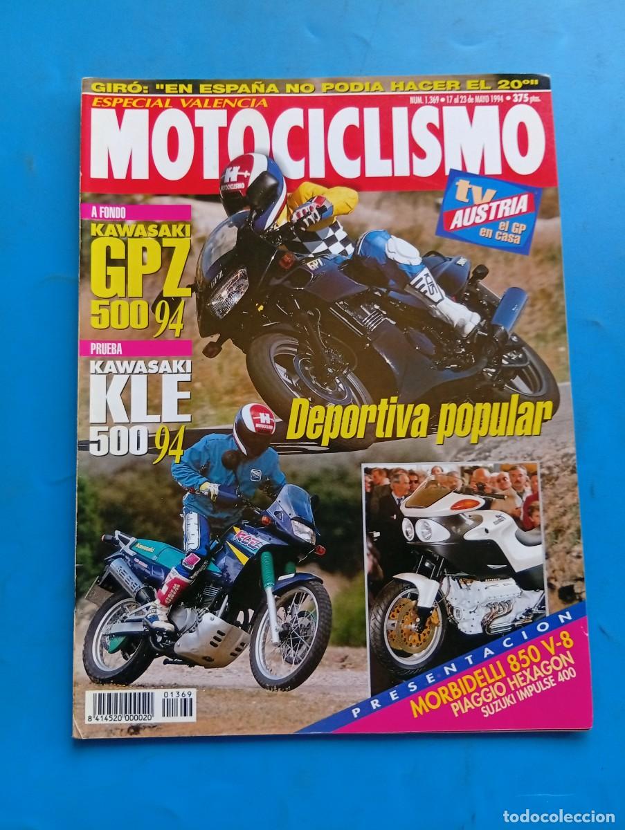 Coches y Motocicletas: MOTOCICLISMO. N&ordm; 1369. MAYO 1994. KAWASAKI GPZ 500/ KLE 500. PIAGGIO HEXAGON. MOTOS DE... LEER.