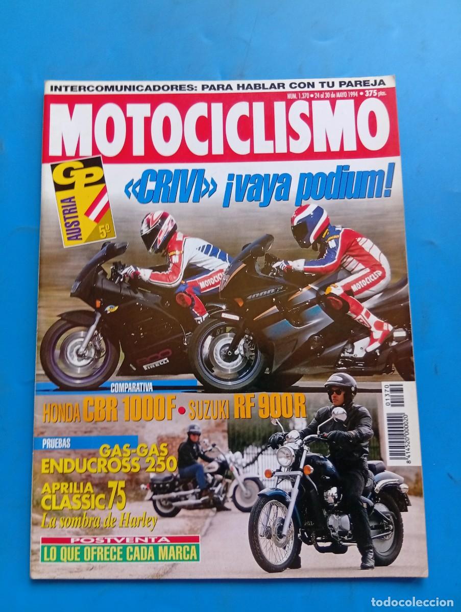 Coches y Motocicletas: MOTOCICLISMO. N&ordm; 1370. A&Ntilde;O 1994. COMPARATIVA: HONDA CBR 1000 F. SUZUKI RF 900 R. APRILIA C... LEER.